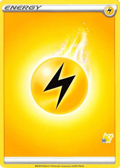 Lightning Energy (Pikachu Stamp #35) [Battle Academy 2022] - for just $0.10! 