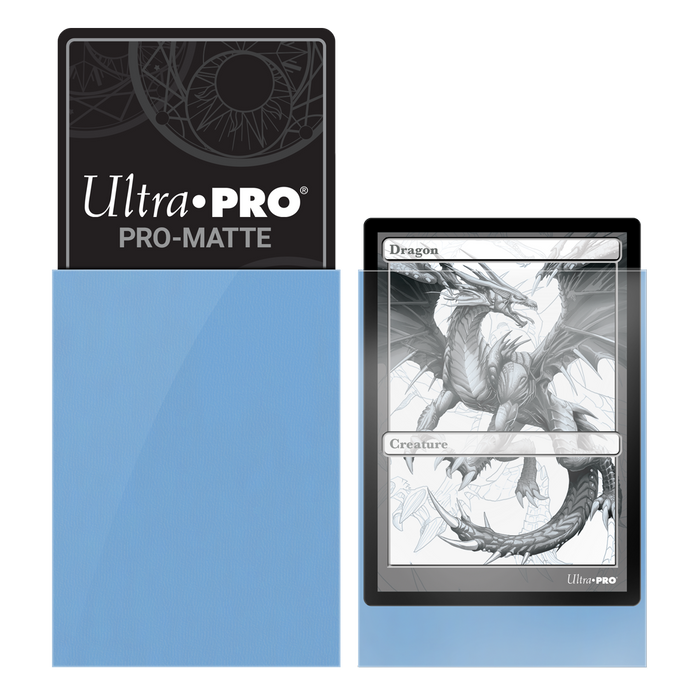 Ultra PRO: Standard 50ct Sleeves - PRO-Matte (Light Blue) - Just $0! Shop now at Retro Gaming of Denver