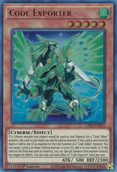 Code Exporter [GFP2-EN024] Ultra Rare - for just $0.10! 