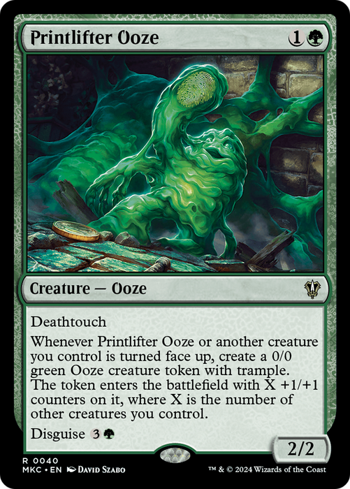 Printlifter Ooze (MKC-040) - Murders at Karlov Manor Commander - for just $0.09! 