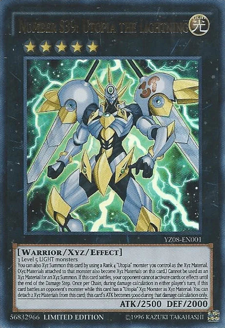 Number S39: Utopia the Lightning [YZ08-EN001] Ultra Rare - for just $0.60! 