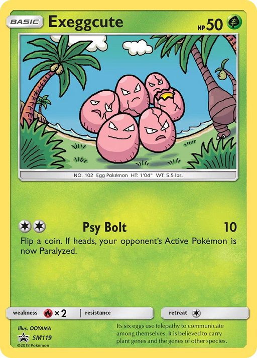 Exeggcute (SM119) [Sun & Moon: Black Star Promos] - for just $1.90! 