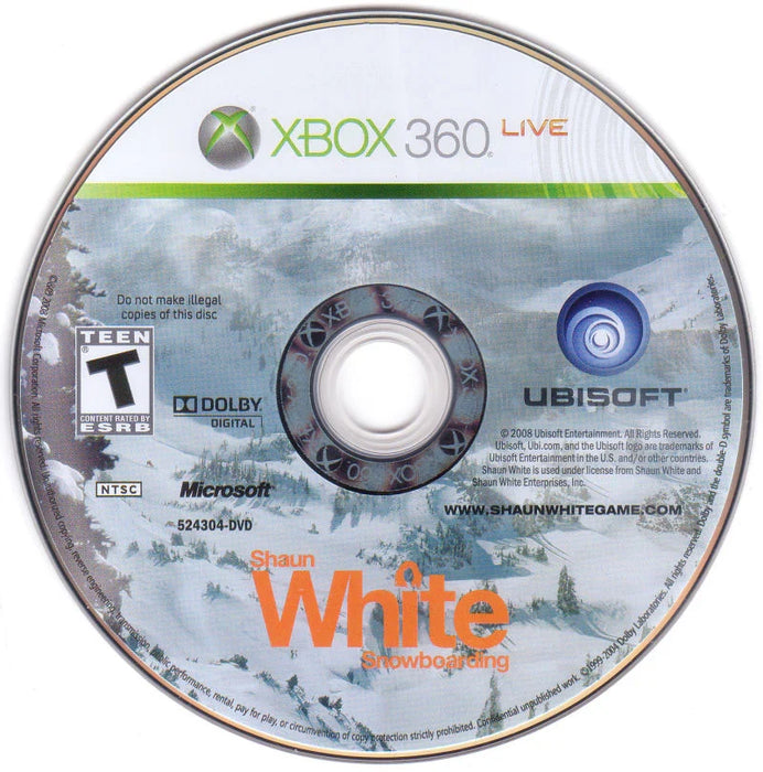 Shaun White Snowboarding – Xbox 360 (X360) - for just $0! 