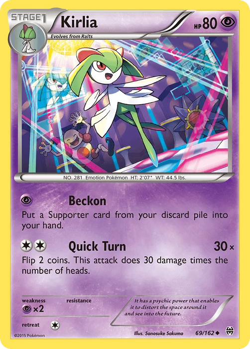Kirlia (69/162) [XY: BREAKthrough] - for just $0.15! 