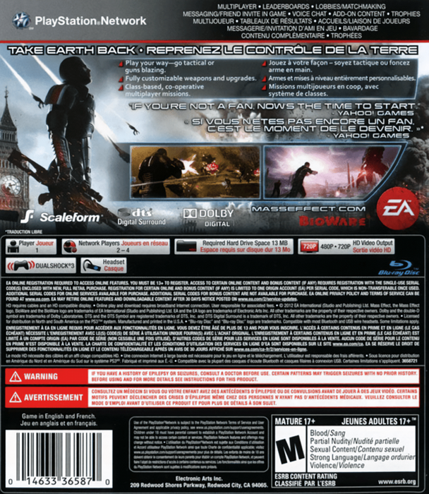 Mass Effect 3 – PlayStation 3 (PS3) - for just $5.99! 
