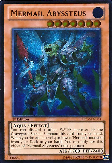 Mermail Abyssteus [CBLZ-EN083] Ultimate Rare - for just $7.35! 