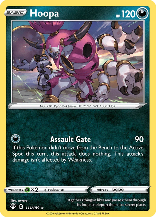 Hoopa (111/189) [Sword & Shield: Darkness Ablaze] - for just $0.15! 