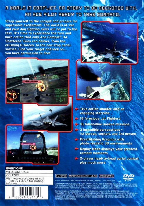Ace Combat 4: Shattered Skies – PlayStation 2 (PS2) - for just $8.99! 