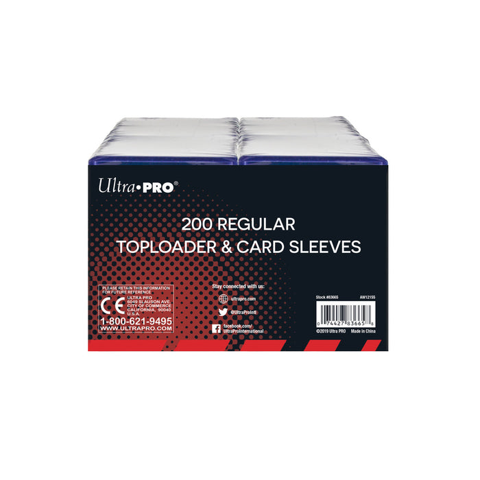 Ultra PRO: Toploader - 3" x 4" (200ct Regular with Card Sleeves) - for just $0! 