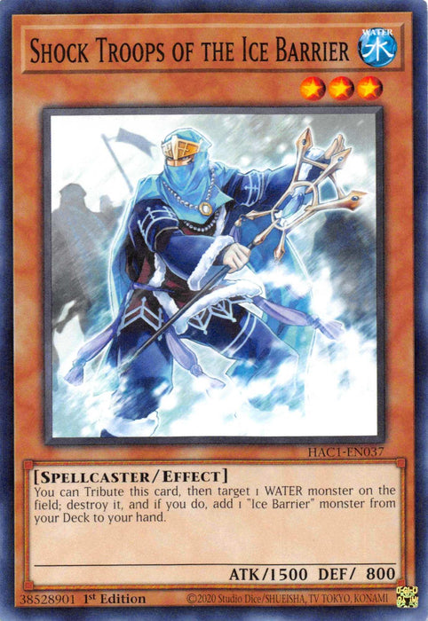 Shock Troops of the Ice Barrier [HAC1-EN037] Common - for just $0.10! 