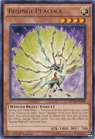 Bujingi Peacock [MP14-EN208] Rare - for just $0.10! 