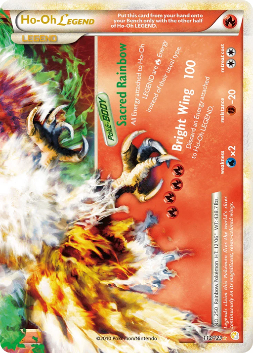 Ho-Oh LEGEND (112/123) [HeartGold & SoulSilver: Base Set] - for just $53.30! 