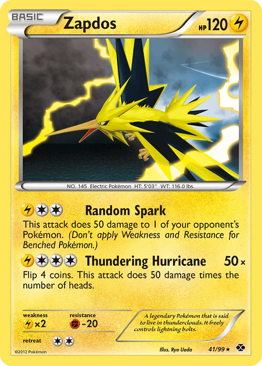 Zapdos (41/99) [Black & White: Next Destinies] - for just $2.55! 