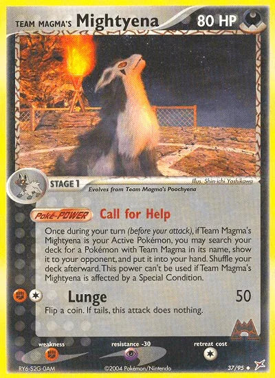 Team Magma's Mightyena (37/95) [EX: Team Magma vs Team Aqua] - for just $1.05! 