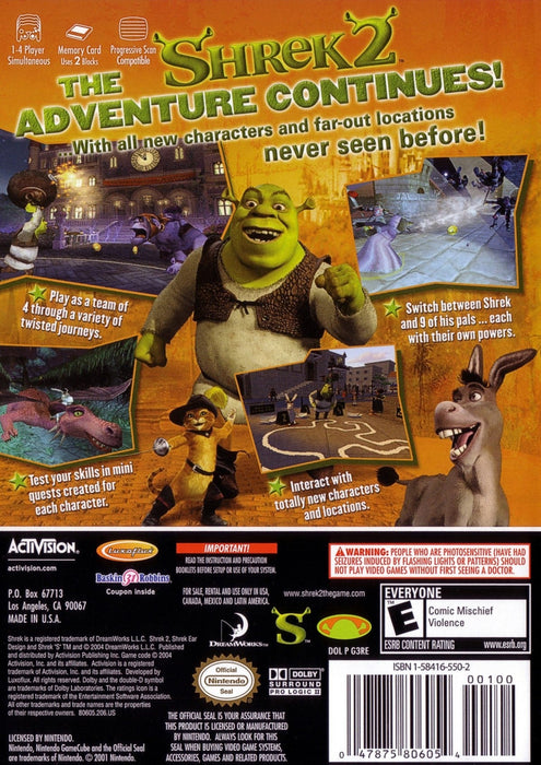 Shrek 2 – GameCube (GC) - for just $15.99! 