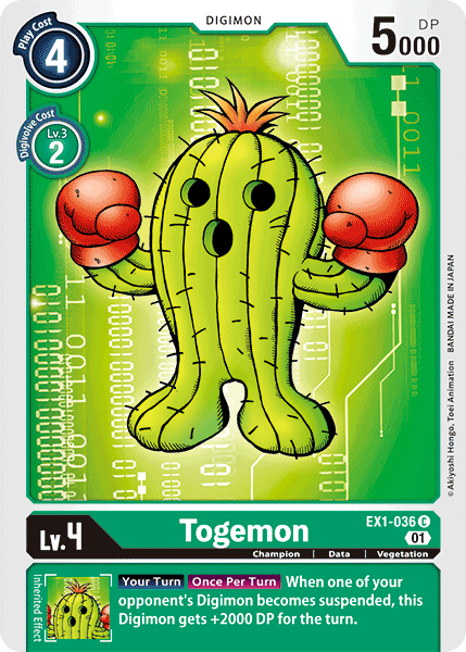 Togemon [EX1-036] [Classic Collection] - Just $0.09! Shop now at Retro Gaming of Denver