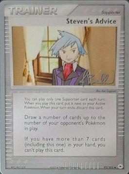 Steven's Advice (92/101) (Eeveelutions - Jimmy Ballard) [World Championships 2006] - Just $0.35! Shop now at Retro Gaming of Denver