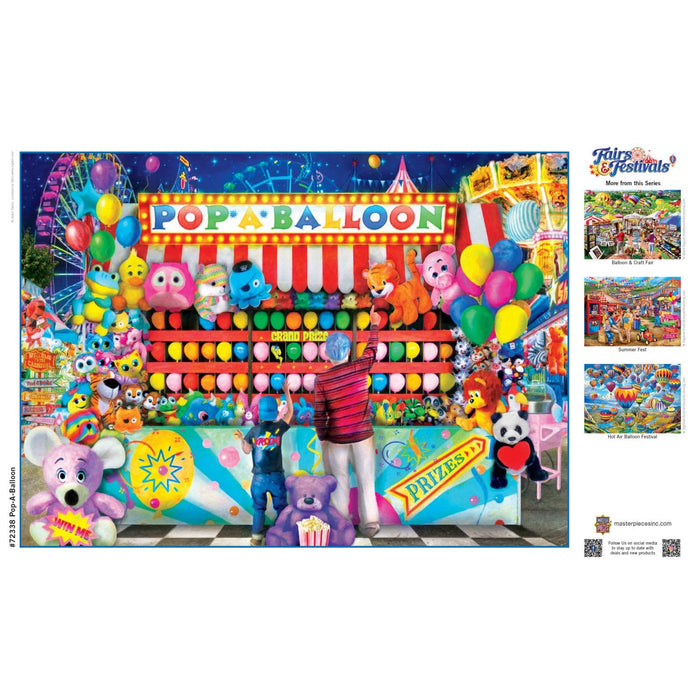 Fairs & Festivals - Pop-A-Balloon 1000 Piece Jigsaw Puzzle - for just $9.99! 