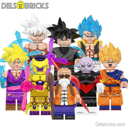 Dragon Ball Z set of 8 Lego Minifigures Custom Anime Toys - Premium Minifigures - Just $31.99! Shop now at Retro Gaming of Denver