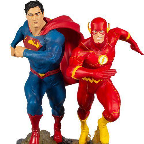 DC Battle Superman vs. The Flash Racing Statue - Just $335.34! Shop now at Retro Gaming of Denver