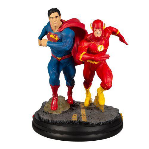 DC Battle Superman vs. The Flash Racing Statue - Just $335.34! Shop now at Retro Gaming of Denver