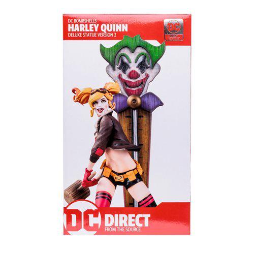 DC Bombshells Harley Quinn Deluxe Version 2 Statue - for just $313.78! 