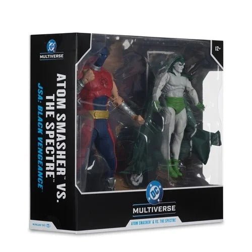 DC Multiverse Atom Smasher Megafig vs. The Spectre JSA: Black Vengeance Action Figure 2-Pack - for just $79.99! 