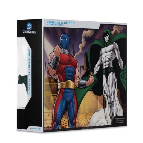 DC Multiverse Megafig Atom Smasher vs. The Spectre JSA: Black Vengeance Action Figure 2-Pack - for just $79.99! 