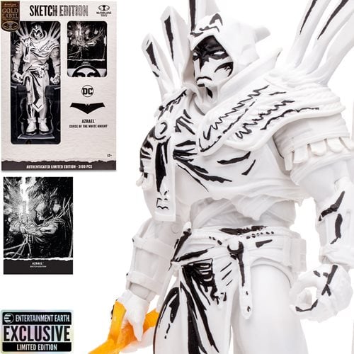 DC Multiverse Azrael Curse of the White Knight Sketch Gold Label 7-Inch Action Figure - Entertainment Earth Exclusive - Just $38.10! Shop now at Retro Gaming of Denver