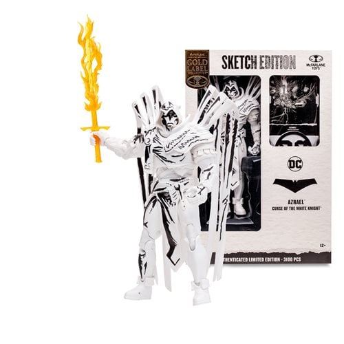 DC Multiverse Azrael Curse of the White Knight Sketch Gold Label 7-Inch Action Figure - Entertainment Earth Exclusive - Just $38.10! Shop now at Retro Gaming of Denver