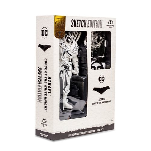 DC Multiverse Azrael Curse of the White Knight Sketch Gold Label 7-Inch Action Figure - Entertainment Earth Exclusive - Just $38.10! Shop now at Retro Gaming of Denver