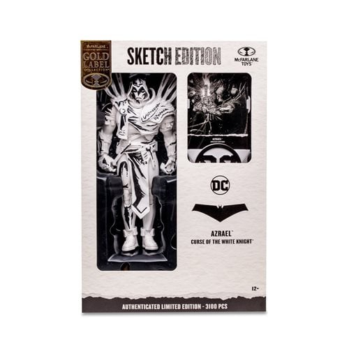 DC Multiverse Azrael Curse of the White Knight Sketch Gold Label 7-Inch Action Figure - Entertainment Earth Exclusive - Just $38.10! Shop now at Retro Gaming of Denver