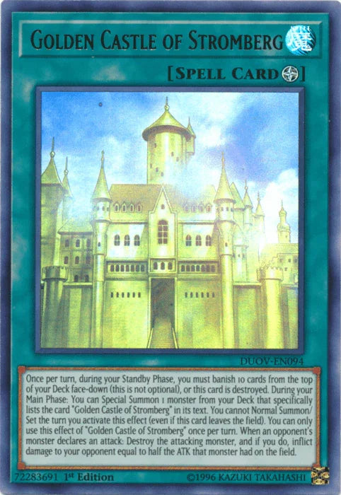 Golden Castle of Stromberg [DUOV-EN094] Ultra Rare - for just $0.20! 