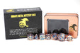 Solid Metal Molded Mystery Box Dice Set - for just $34.99! 