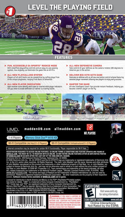 Madden NFL 09 – PlayStation Portable (PSP) - for just $0! 