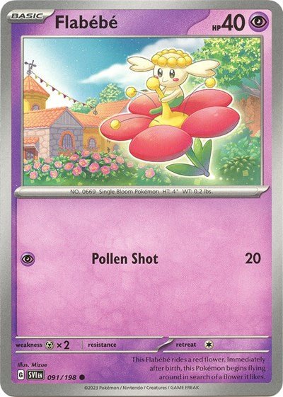 Flabebe (Scarlet and Violet: Base Set) Near Mint - for just $0.15! 