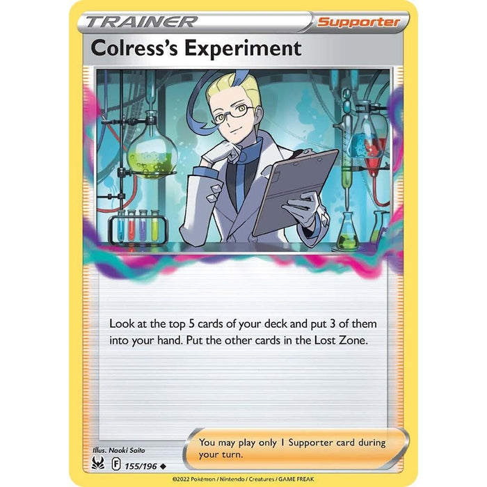 Colress's Experiment (155/196) [Sword & Shield: Lost Origin] - Just $0.05! Shop now at Retro Gaming of Denver