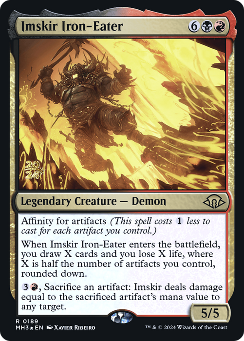 Imskir Iron-Eater (PRE-189) - Modern Horizons 3 Promos Foil - for just $0.14! 