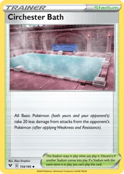 Circhester Bath (150/185) [Sword & Shield: Vivid Voltage] - for just $0.10! 
