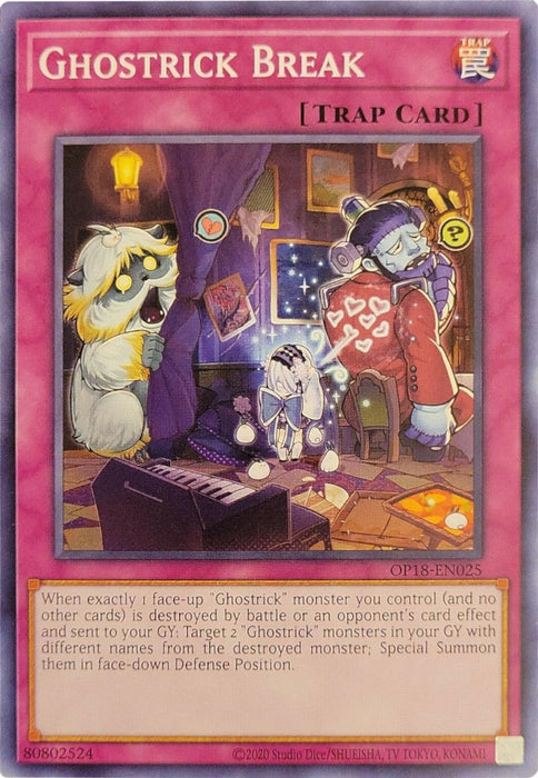 Ghostrick Break [OP18-EN025] Common - for just $0.10! 