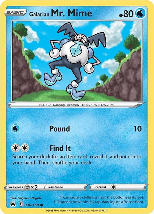 Galarian Mr. Mime (030/159) [Sword & Shield: Crown Zenith] - for just $0.10! 