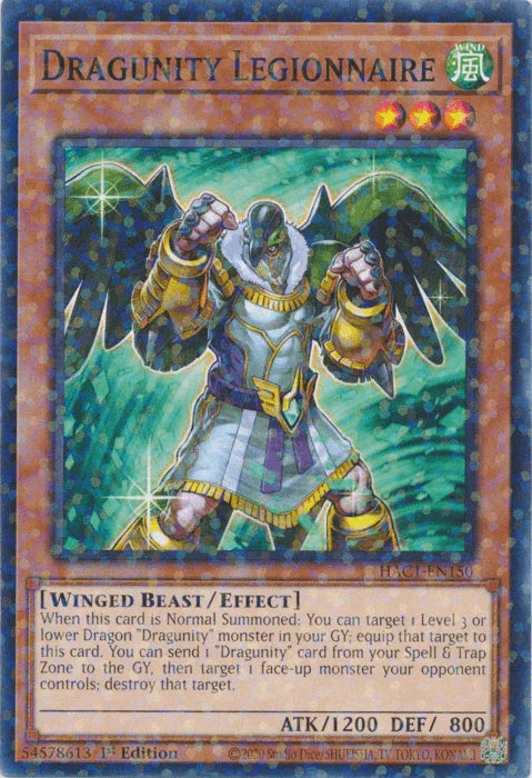 Dragunity Legionnaire (Duel Terminal) [HAC1-EN150] Common - for just $0.15! 