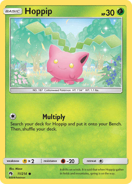 Hoppip (11/214) [Sun & Moon: Lost Thunder] - for just $0.10! 