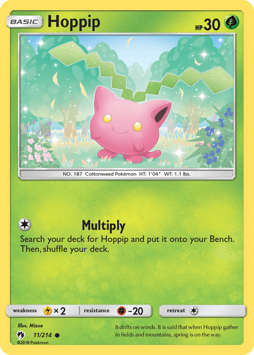 Hoppip (11/214) [Sun & Moon: Lost Thunder] - for just $0.10! 