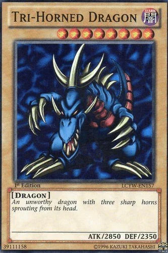 Tri-Horned Dragon [LCYW-EN157] Super Rare - for just $2.05! 