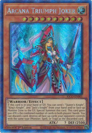 Arcana Triumph Joker (Collector's Rare) [KICO-EN001] Collector's Rare - for just $11.85! 
