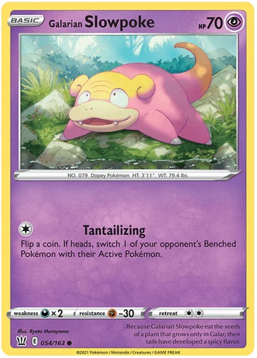 Galarian Slowpoke (054/163) [Sword & Shield: Battle Styles] - for just $0.10! 