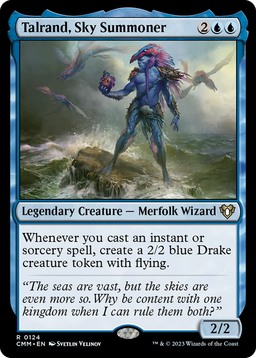 Talrand, Sky Summoner (CMM-124) - Commander Masters - for just $0.11! 