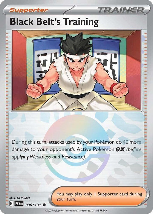 Black Belt's Training (096/131) (Poke Ball Pattern) [Scarlet & Violet: Prismatic Evolutions] - for just $0.10! 