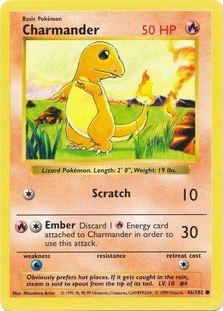 Charmander (46/102) [Base Set Shadowless Unlimited] - for just $4.10! 